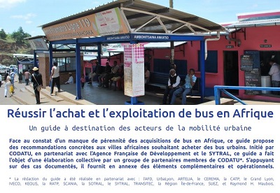 Photo d'une station de bus en Afrique